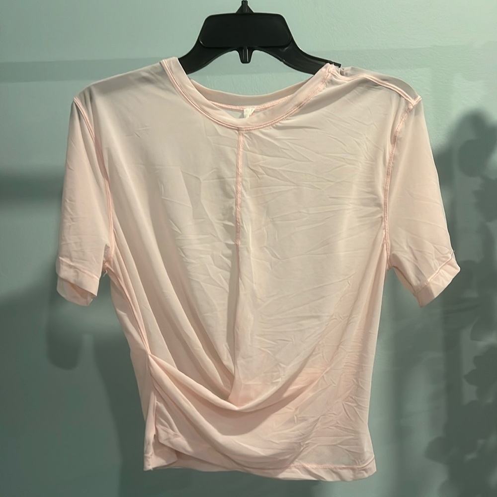Milkshake crisscross lulu lemon mesh top